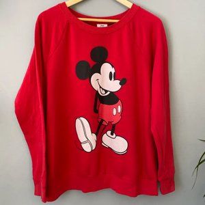 Mickey Mouse red sweatshirt